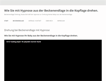 Tablet Screenshot of beckenendlage-drehung.de